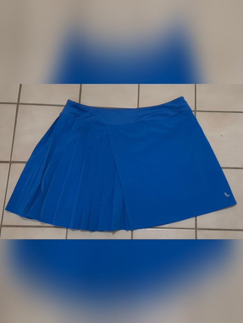 Lolë Blue Pleated Athletic Skort (L)